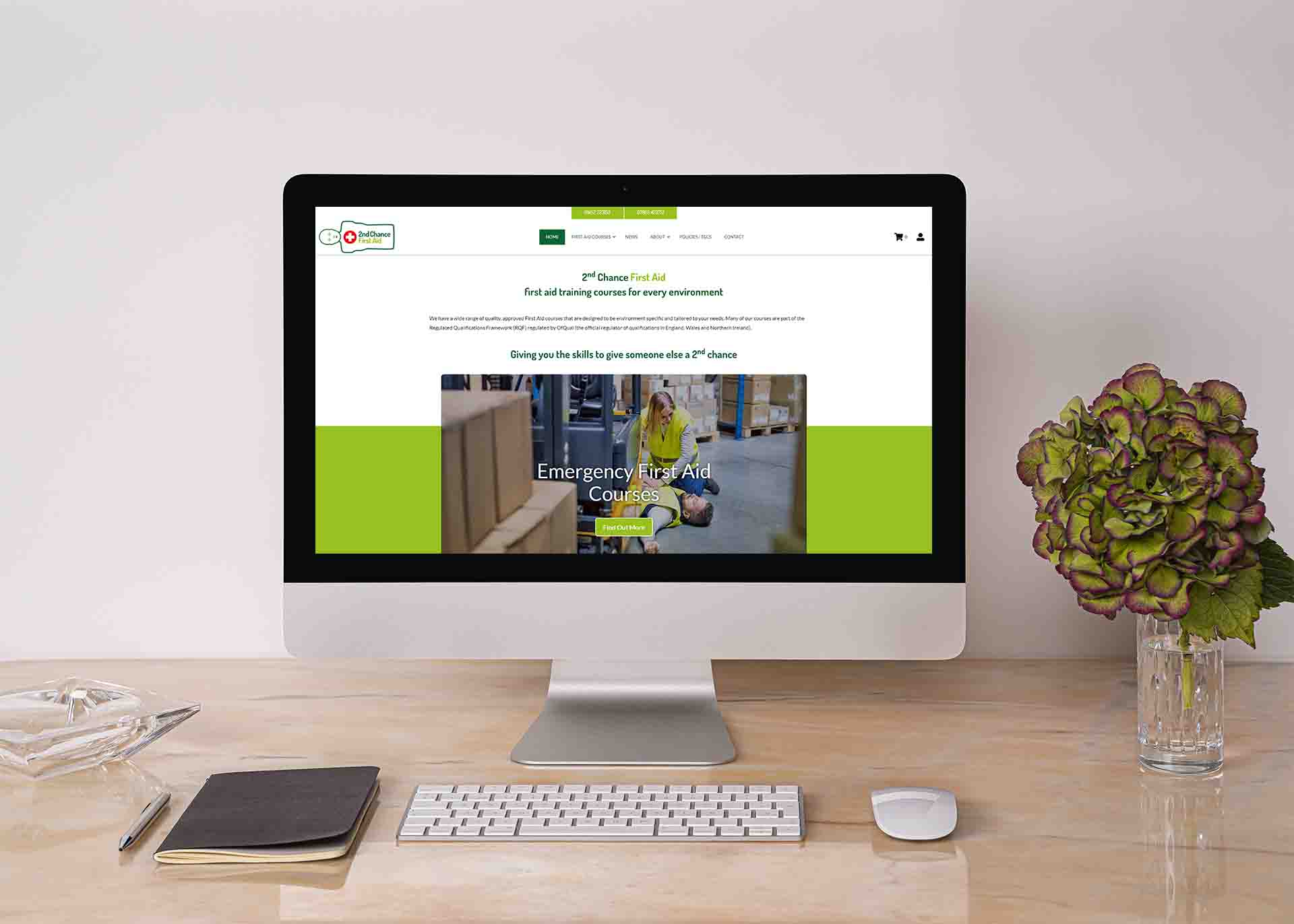 Web Design For First Aid Trainers