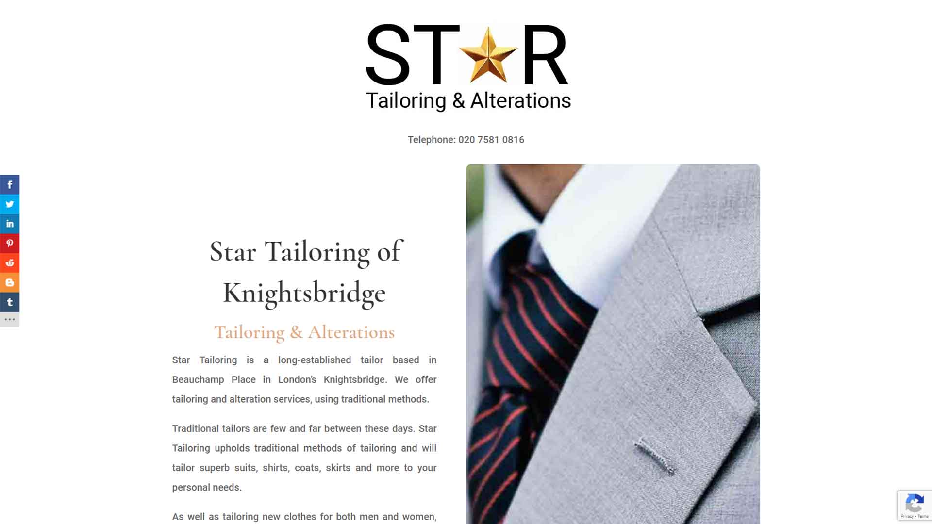 Web Design For Tailors